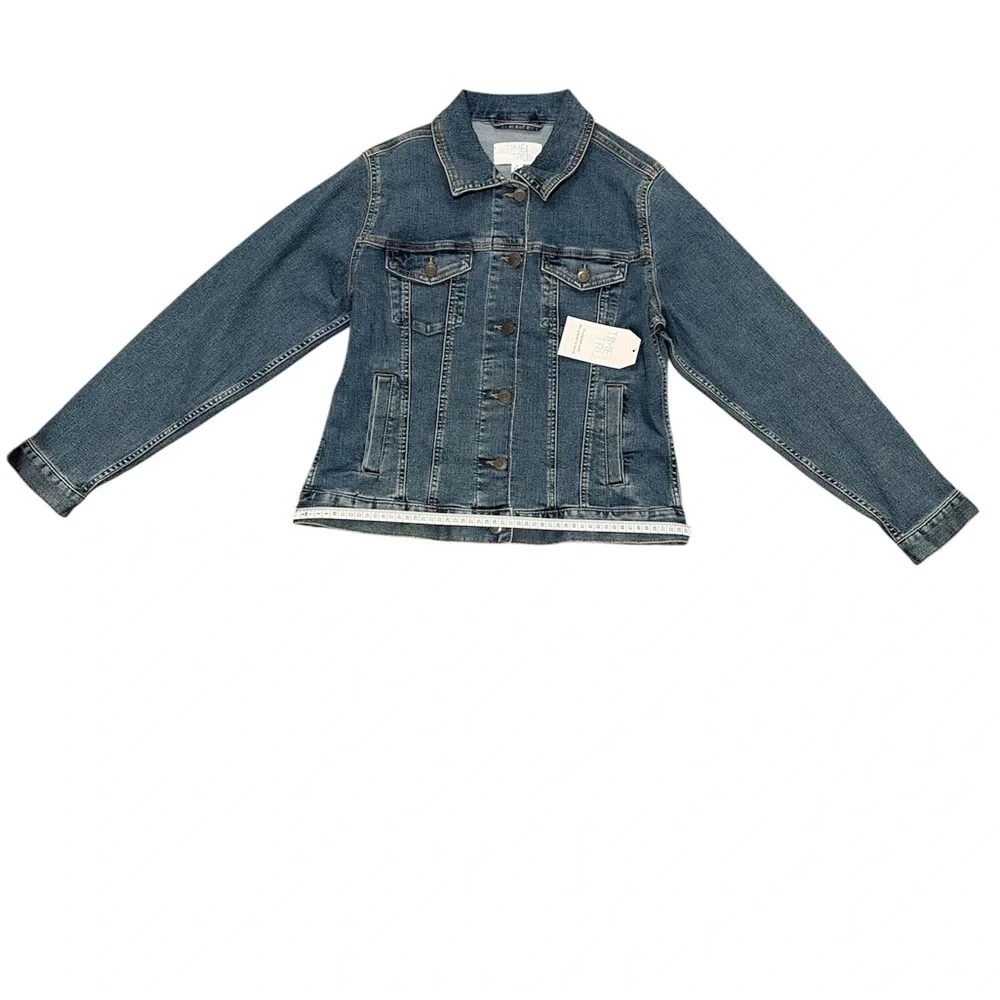Time and Tru Blue Denim Jacket - Picture 6 of 7